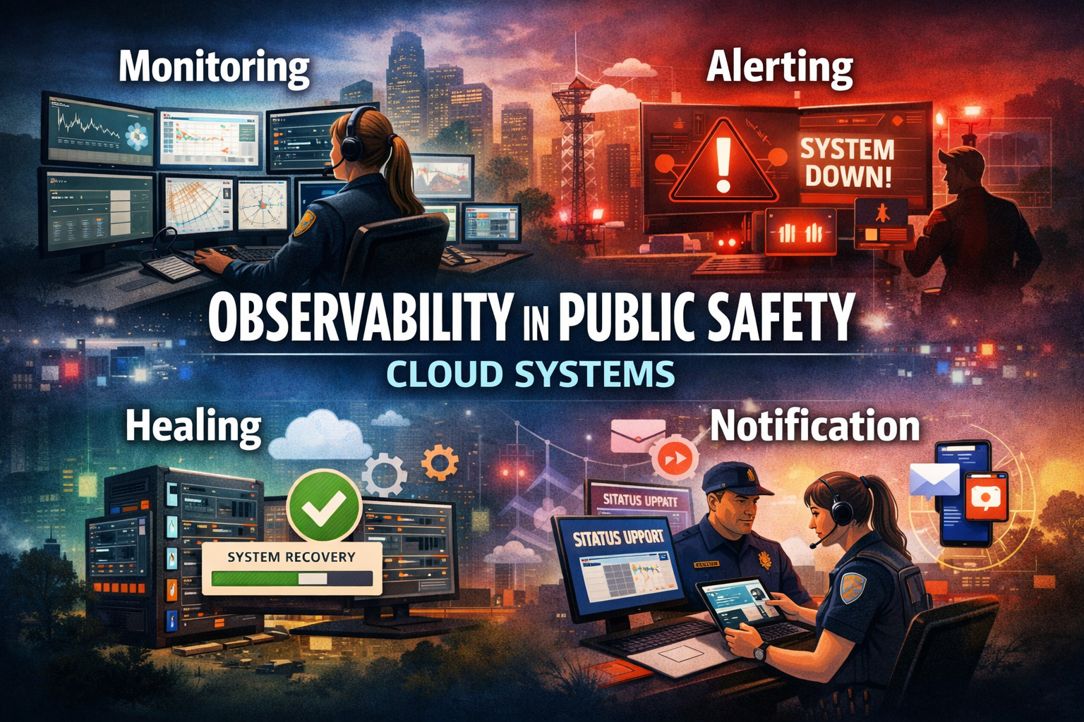 Observability in Public Safety Cloud Systems: What Agencies Should Expect When Something Goes Wrong