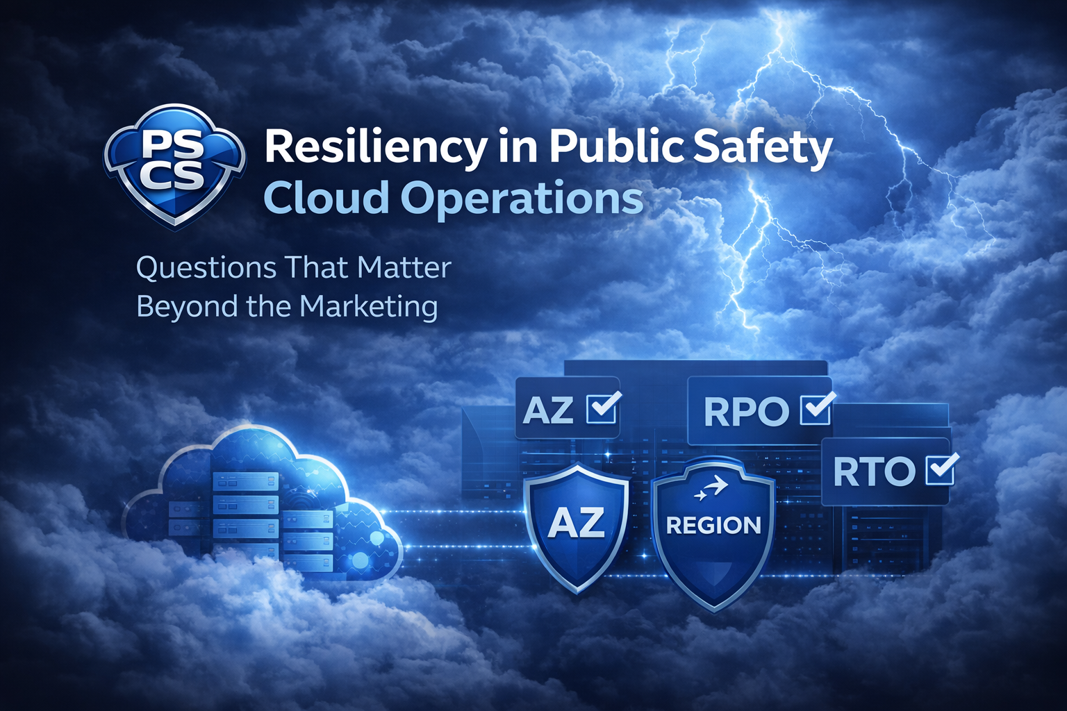 Resiliency in Public Safety Cloud Operations: Questions That Matter Beyond the Marketing