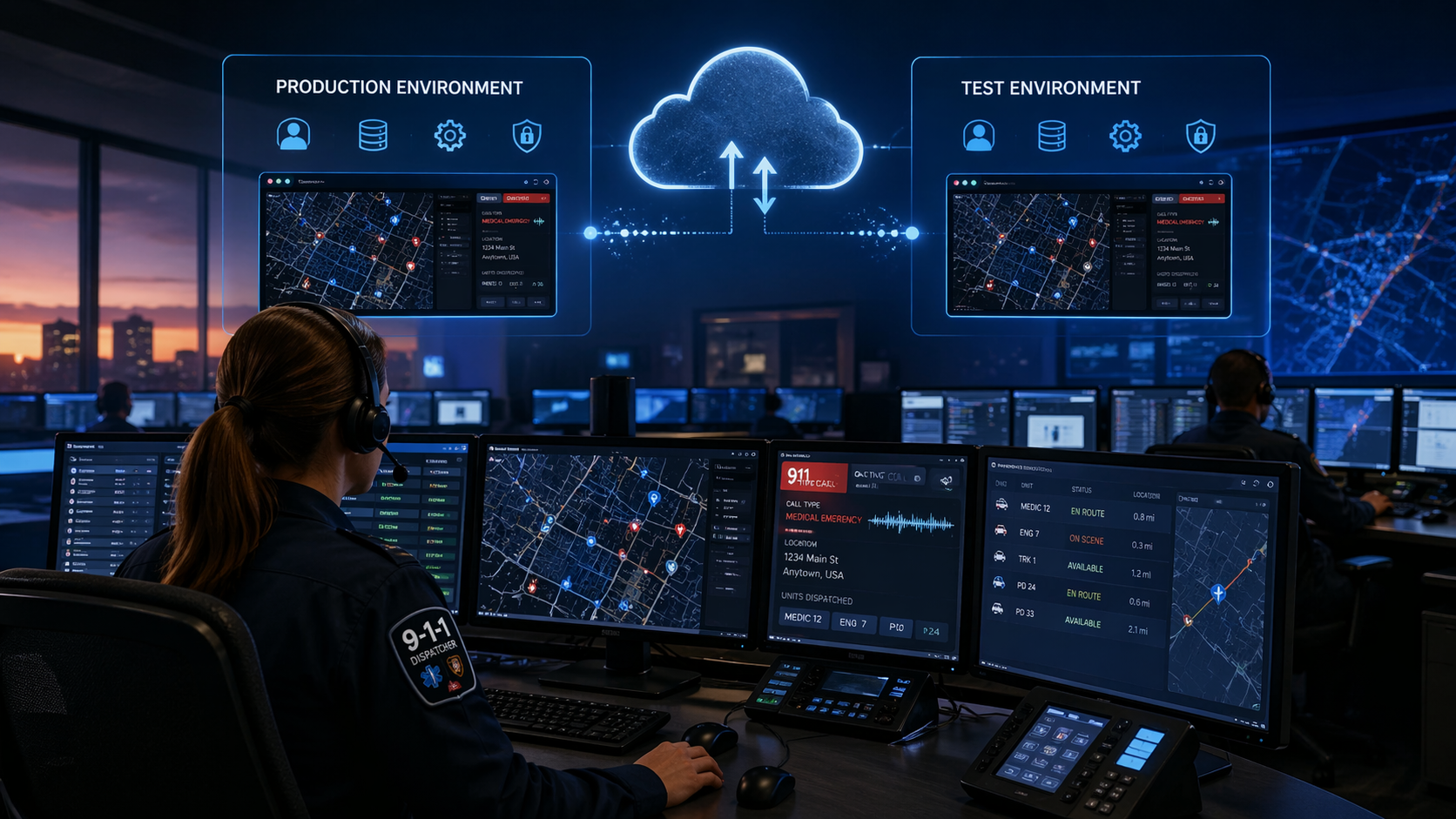Test Environments in Public Safety Cloud Systems: Fit Matters More Than Existence